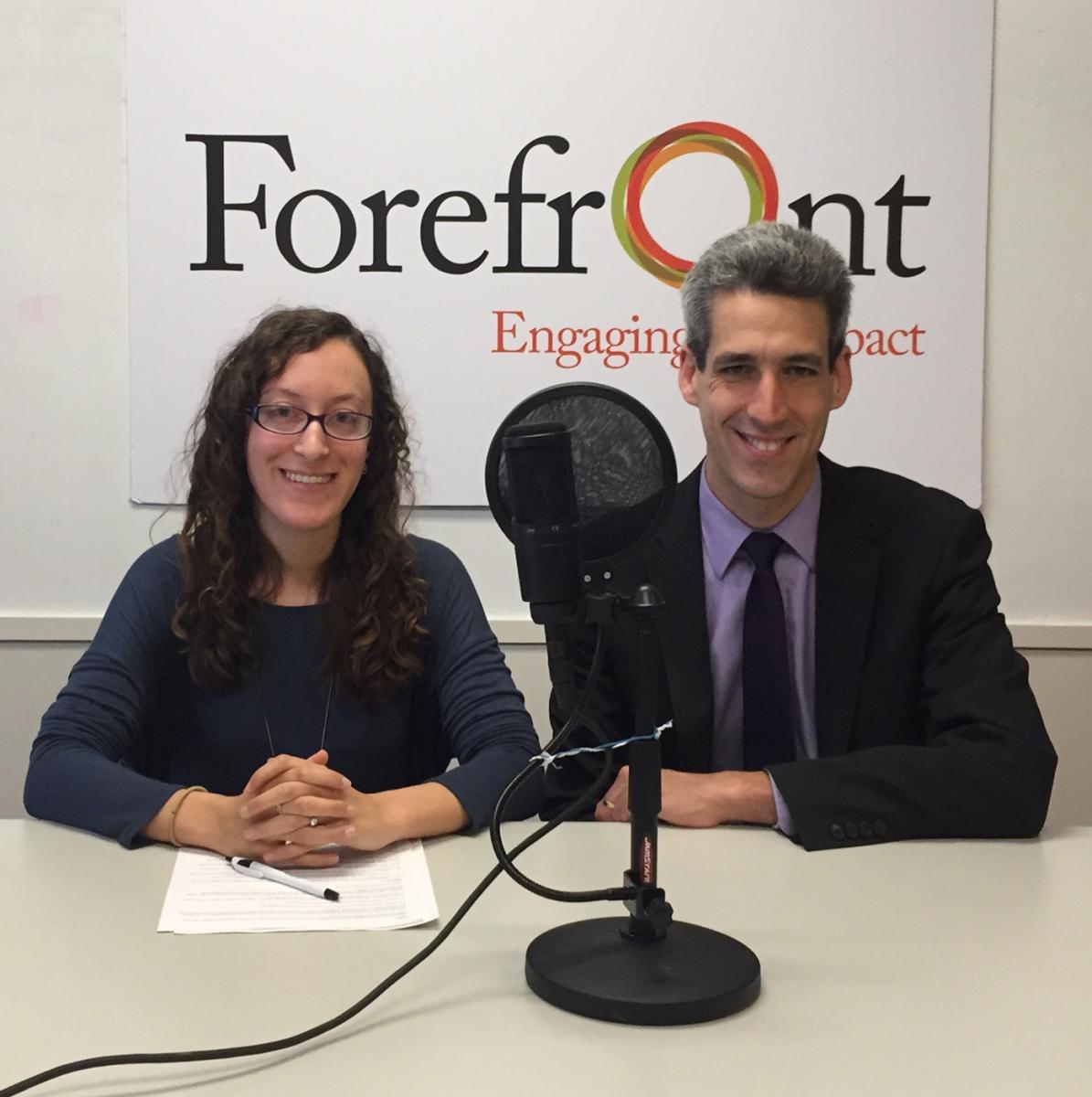 Alison Leipsiger and Daniel Biss